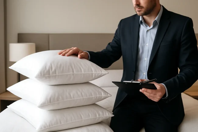 Jastëkë hoteli me shumicë: si zgjidhen saktë