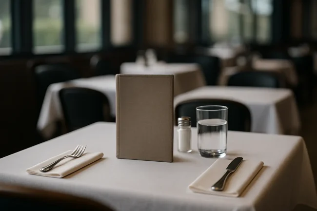 Peceta tavoline per restorante që zgjasin