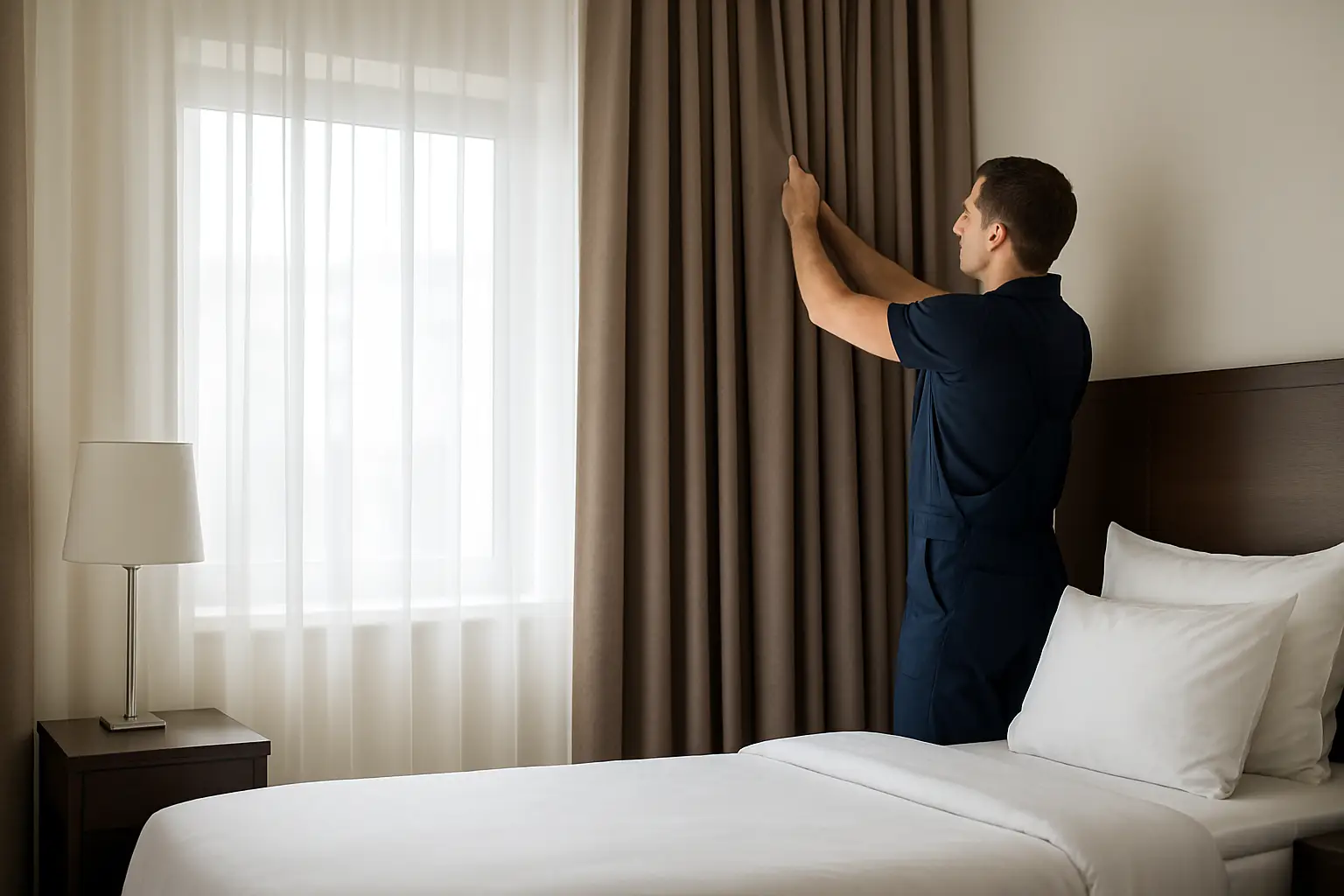 Perde hoteli me porosi që “mbajnë” në punë