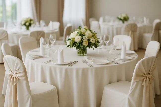 Tekstile per evente dekor që duken dhe zgjasin