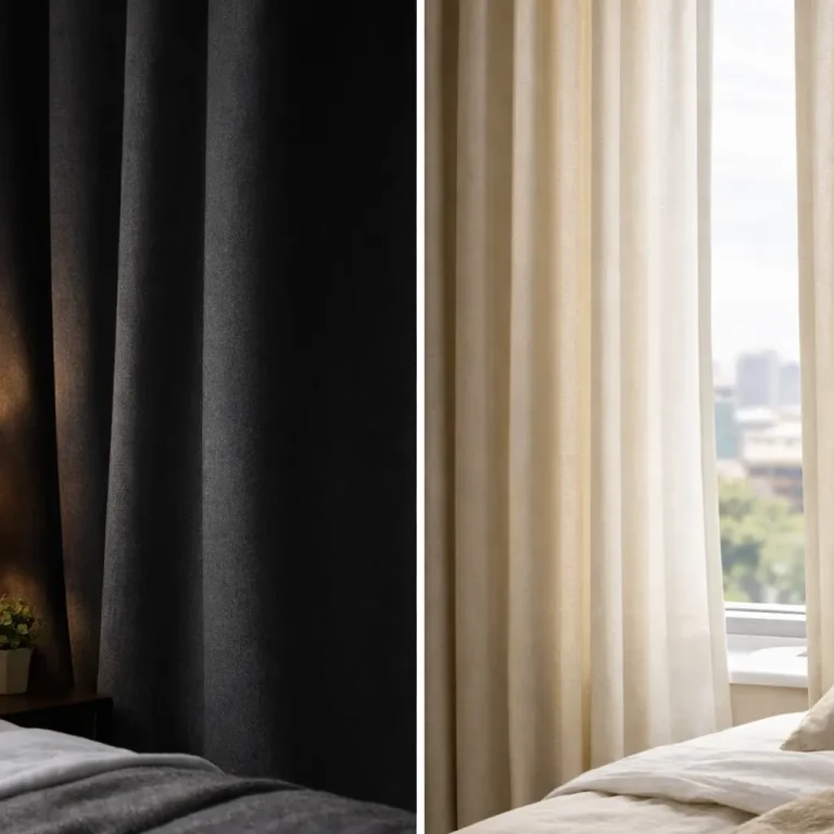 Perde blackout vs dimout: cili variant fiton?