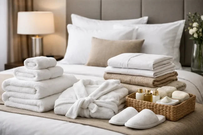 Shembull pakete tekstilesh për hotel të ri