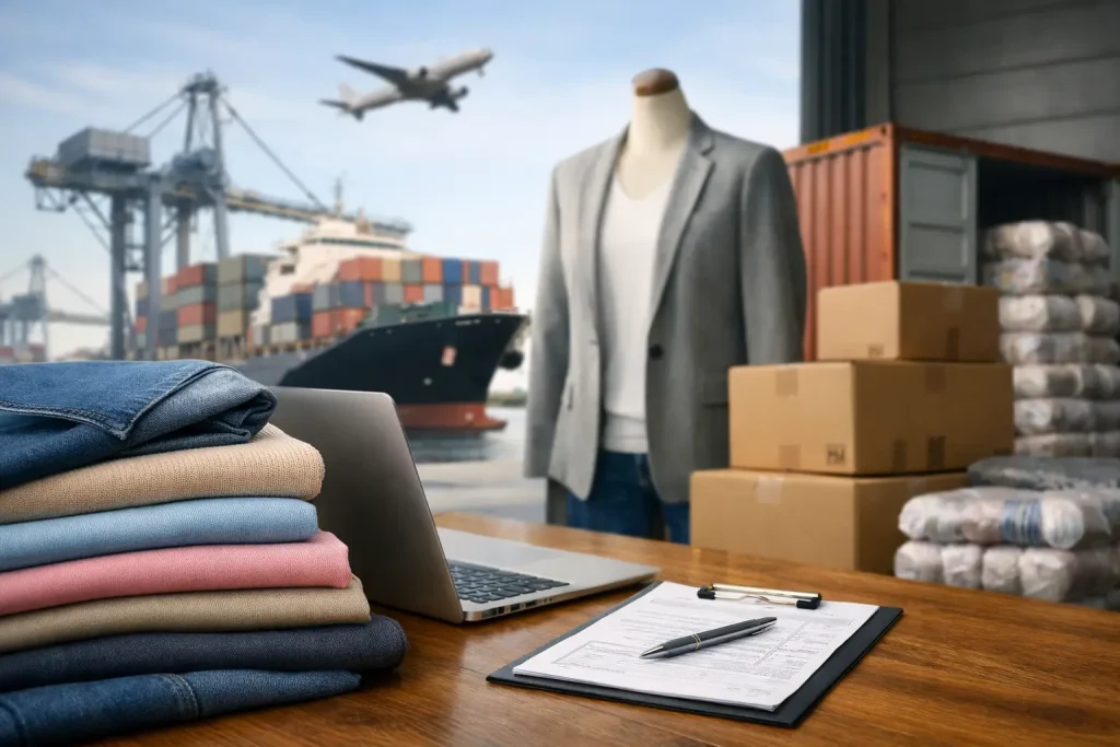 Import tekstilesh kontraktore për biznese