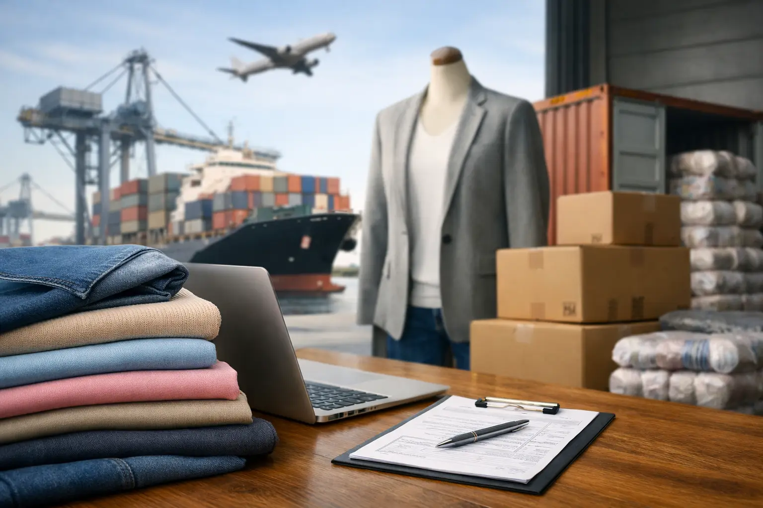 Import tekstilesh kontraktore për biznese