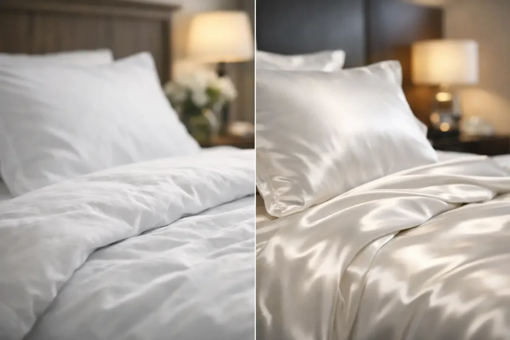 Pambuk Percale vs Saten Hotel