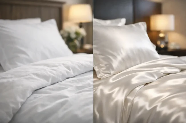 Pambuk Percale vs Saten Hotel