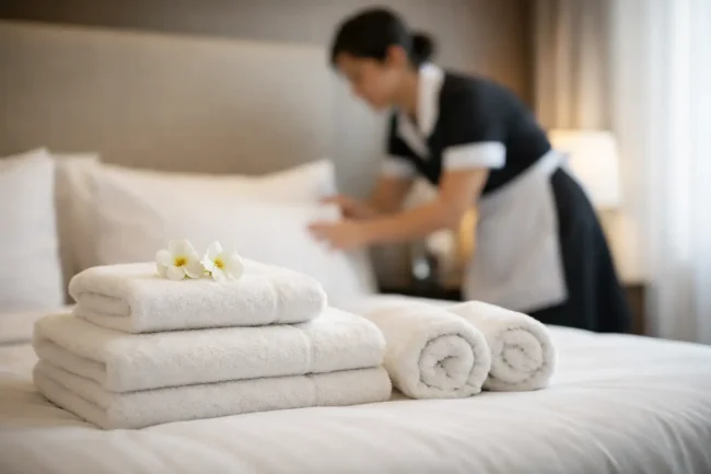 Sa shpesh duhen nderruar peshqirët në hotel?