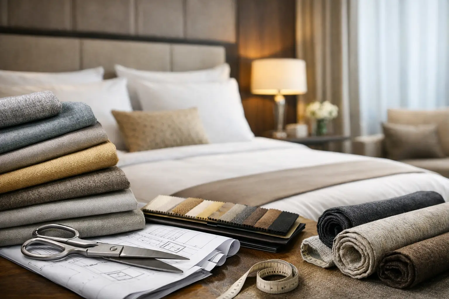 Udhëzues për tekstile kontraktore hoteli