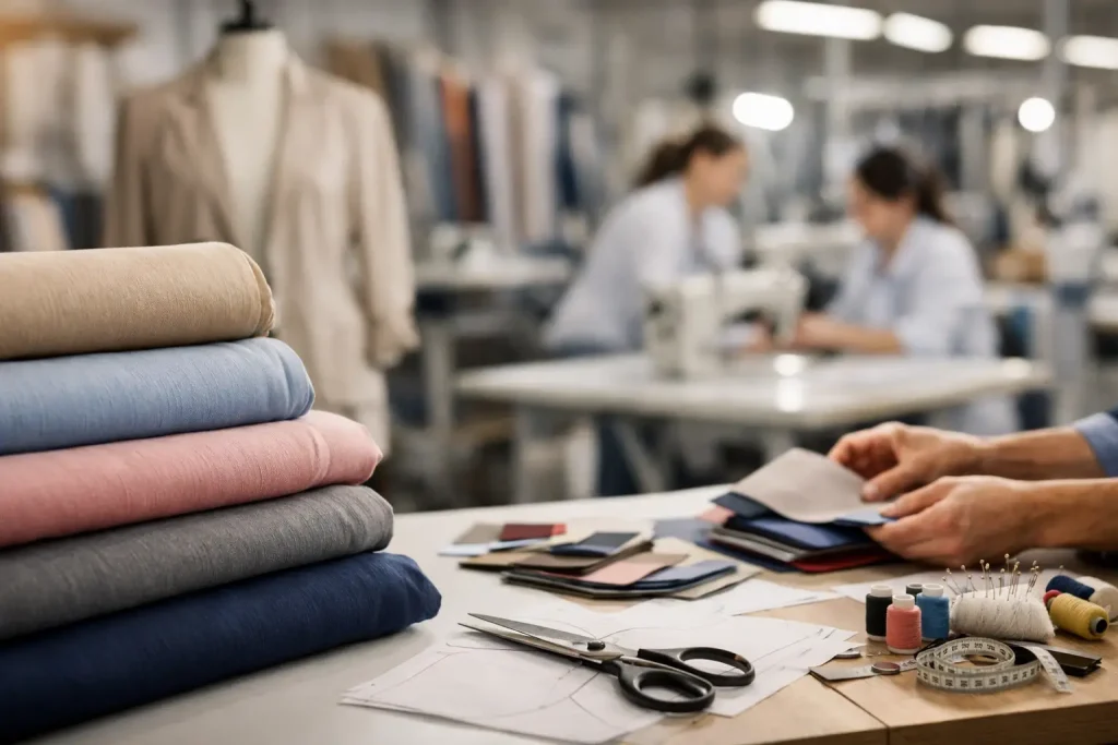 Udhëzues për furnizim pëlhurash fasoneri